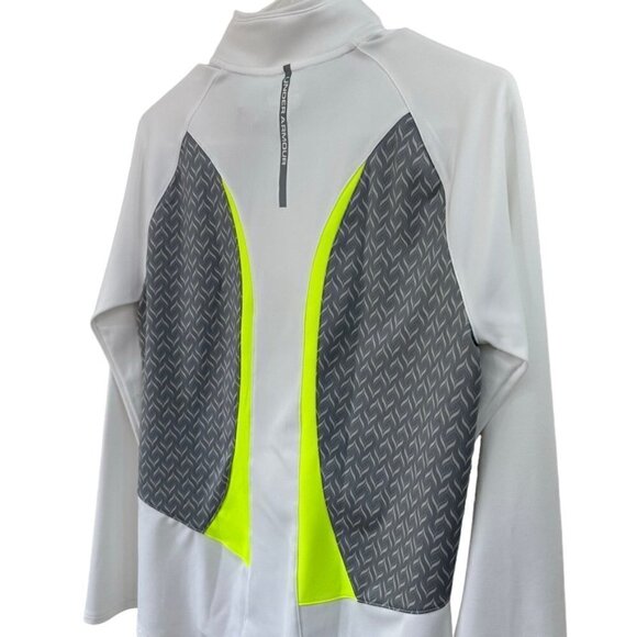 Under Armour Women’s White Long Sleeve 1/4 Zip, Medium - Picture 6 of 9
